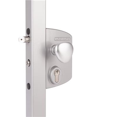 Surface mounted electric gate lock with Fail Open functionality